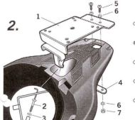Kit de montare a carcasei SHAD H0SW17ST