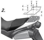 Монтажен комплект за куфари SHAD TOP MASTER HONDA VFR 800 VTE 02