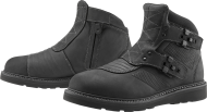 Motorcycle boots ICON EL BAJO2 CE BLACK