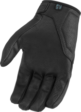 Motorcycle gloves ICON HOOLIGAN CE - BLACK
