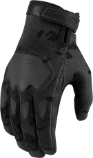 Moto gloves ICON HOOLIGAN CE - DARK CAMO