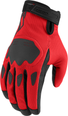 Moto gloves ICON HOOLIGAN CE - RED