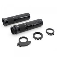 Motorcycle grips BARRACUDA B-LUX RACING GRIPS BLACK