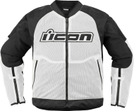 ICON Overlord3 Mesh™ WHITE Moto Jacket