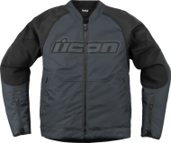 Motorcycle Jacket ICON Overlord3™ CE BLACK/GRAY