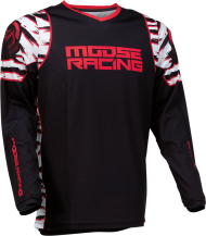 Мотокрос блуза MOOSE RACING QUALIFIER BLACK/RED