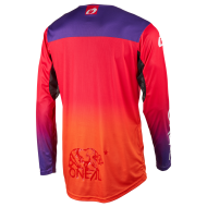 Μπλούζα Motocross O'NEAL MAYHEM HEXX ΠΟΡΤΟΚΑΛΙ/ΜΩΒ