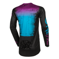 Motocross blouse O'NEAL MAYHEM SCARZ BLACK/BLUE V.24