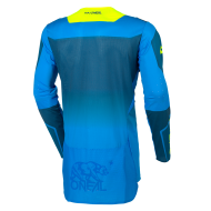 Motocross shirt O'NEAL PRODIGY FIVE FIVE BLUE/NEON YELLOW