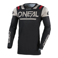 Motocross shirt O'NEAL PRODIGY FIVE FOUR BLACK/GRAY V.25