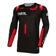 Motocross shirt O'NEAL PRODIGY FIVE THREE BLACK/WHITE V.24
