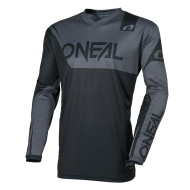 Motocross shirt O`NEAL ELEMENT RACEWEAR BLACK/GRAY V.26