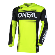Motocross blouse O`NEAL ELEMENT RACEWEAR BLACK/NEON YELLOW V.25
