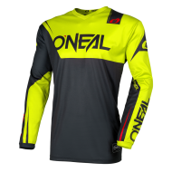 Motocross blouse O`NEAL ELEMENT RACEWEAR BLACK/NEON YELLOW V.26