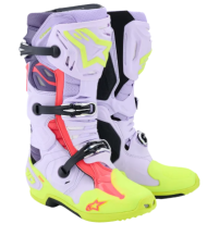 Мотокрос ботуши ALPINESTARS TECH 10 S-VENTED PURPLE/YELLOW/DIVA PINK