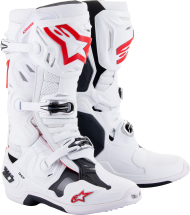 Мотокрос ботуши ALPINESTARS TECH 10 WHITE/RED SUPERVENTED