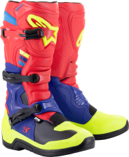 Мотокрос ботуши ALPINESTARS TECH 3 RED/BLUE/YELLOW