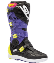 Motocross boots SIDI CROSSFIRE 3 SRS BLACK VIOLET/FLUO