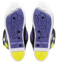 Motocross boots SIDI CROSSFIRE 3 SRS BLACK VIOLET/FLUO