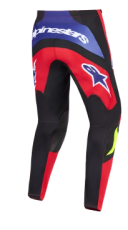 Pantaloni de motocross ALPINESTARS FLUID GRID ROȘU/NEGRU/MOV