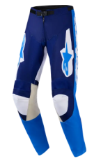 Pantaloni motocross ALPINESTARS RACER RIWAY ALBASTRU/ALB
