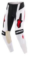Pantaloni motocross ALPINESTARS TECHSTAR KNIF NEGRI/ALB/ROȘI