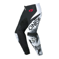 Motocross breeches O'NEAL ELEMENT ROLLER BLACK/WHITE