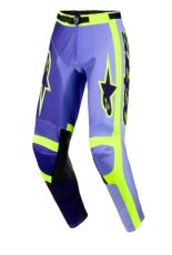 Pantaloni de motocross RACER PORTL PURPLE/YEL