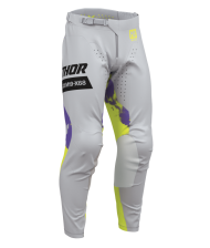 Мотокрос брич THOR LAUNCHMODE BLEACH GRAY/ACID