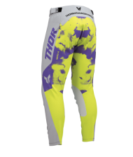 Мотокрос брич THOR LAUNCHMODE BLEACH GRAY/ACID