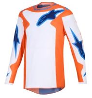 Мотокрос джърси Alpinestars FLUID GRID ORAN/BLUE
