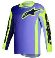 Мотокрос джърси Alpinestars Racer Portl PURPLE/YELLOW