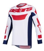 Мотокрос джърси Alpinestars RIWAY WH/BLUE/RED