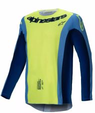 Мотокрос джърси Alpinestars TECHSTAR MELT YELLOW/BLUE