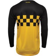 Motocross Jersey THOR HALLMAN DIFFER CHEQ ΚΙΤΡΙΝΟ/ΜΑΥΡΟ