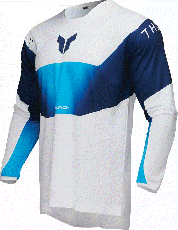 Motocross Jersey THOR LAUNCHMODE STORM BLUE