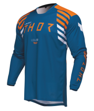 Motocross Jersey THOR LAUNCHMODE ZONE ΠΟΡΤΟΚΑΛΙ