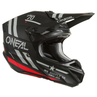 Motocross helmet 5SERIES POLYACRYLITE SQUADRON V.22 BLACK/GRAY