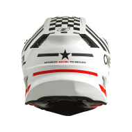 Motocross helmet 5SERIES POLYACRYLITE SQUADRON V.22 WHITE/BLACK