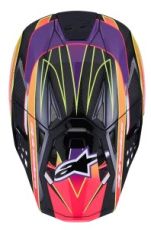 Cască motocross ALPINESTARS SM10 ERA ROZ/VIO/ALB