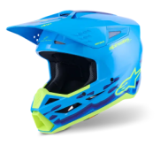 Cască motocross ALPINESTARS SM3 FORCE CYAN