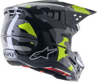 Casca motocross ALPINESTARS SM5 ROV2 GY/YLW
