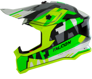 Casca Motocross MT FALCON ARYA A3 GALBEN FLUO MAT