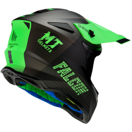 Casca motocross MT FALCON SYSTEM-VERDE FLUO