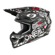 Casca motocross O'NEAL 3SERIES ATTACK BLACK/WHITE V.25