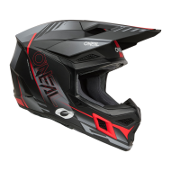Cască motocross O'NEAL 3SERIES HAZE NEGRU/GRI/ROȘU