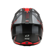 Cască motocross O'NEAL 3SERIES HAZE NEGRU/GRI/ROȘU