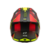 Cască Motocross O'NEAL 3SERIES HAZE NEGRU/ROȘU/GALBEN NEON