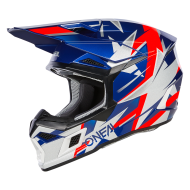 Casca motocross O'NEAL 3SERIES RIDE BLUE/ALB/RED V.24