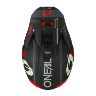 Κράνος Motocross O'NEAL 5SERIES HAZE V.22 ΜΑΥΡΟ/ΚΟΚΚΙΝΟ